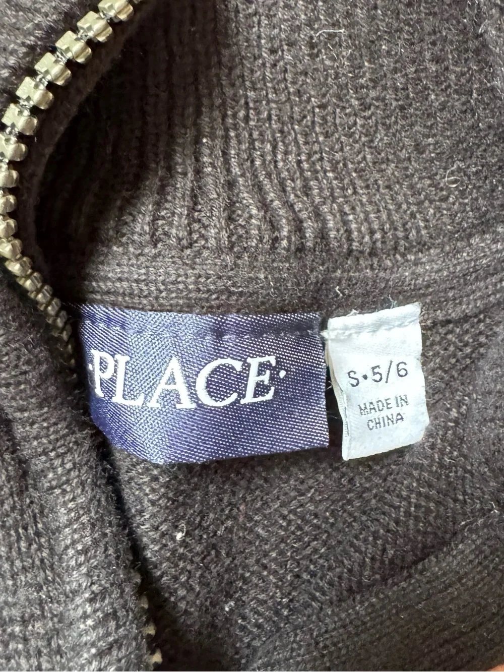 The Children's Place Quarter Zip Sweater